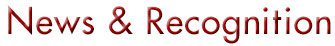 News and Recognition