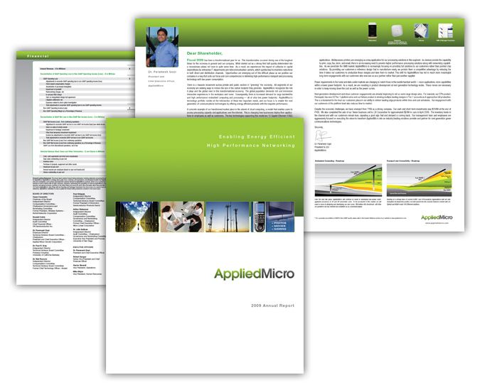 AppliedMicro Annual Report