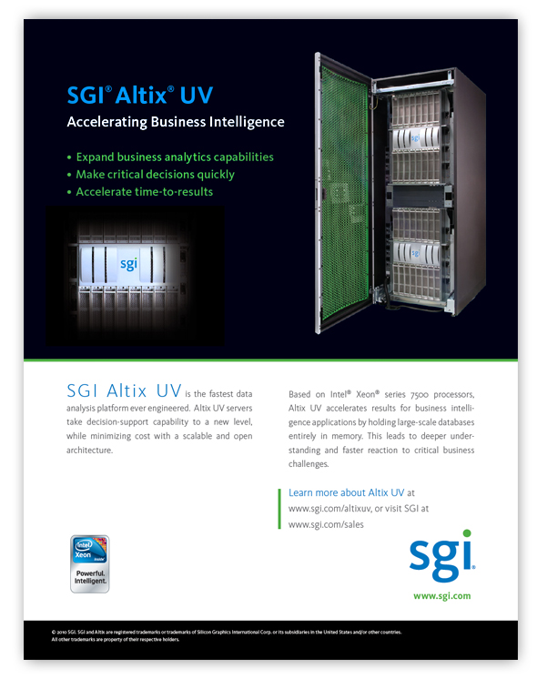 SGI Altix Print Ad